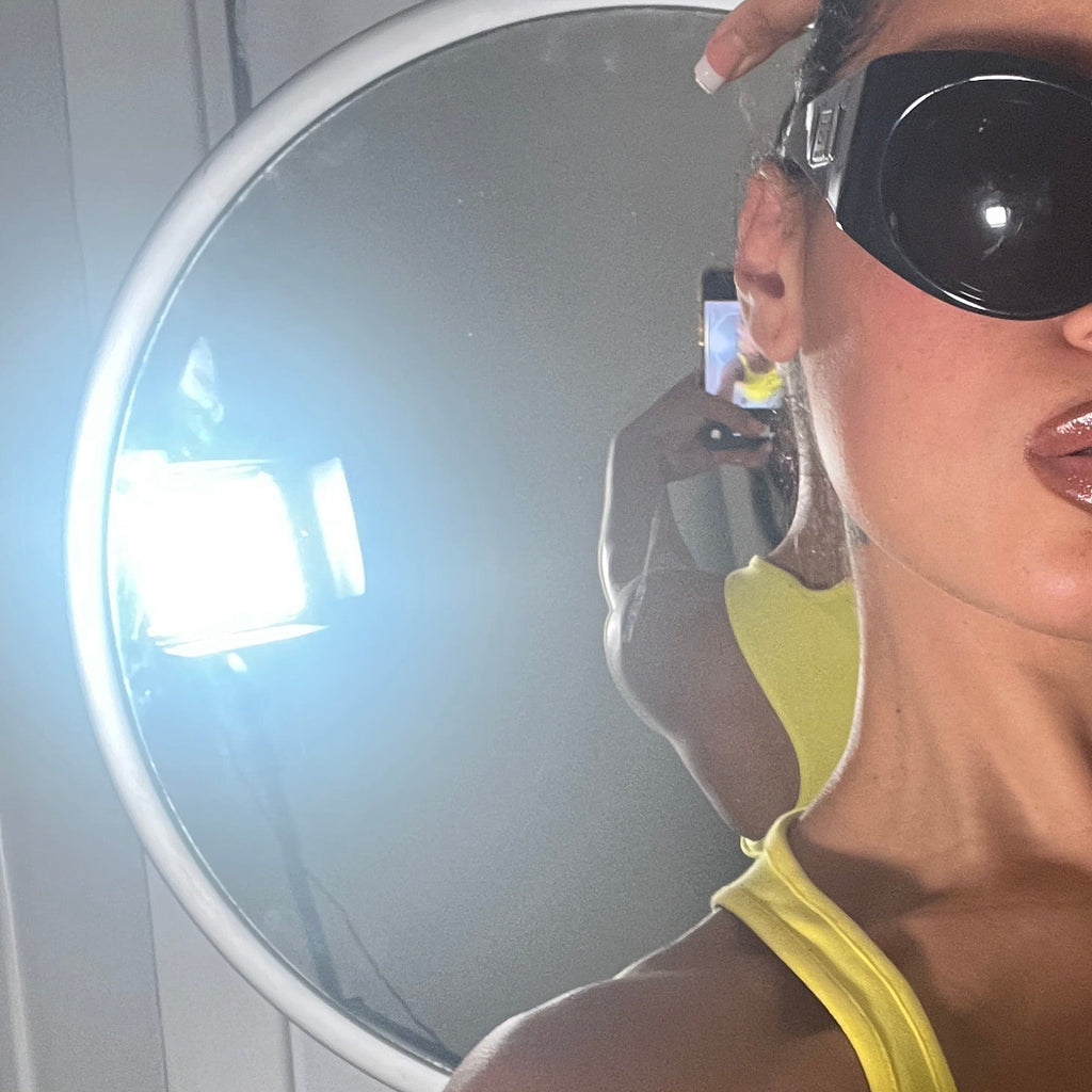 two tone racer back vest